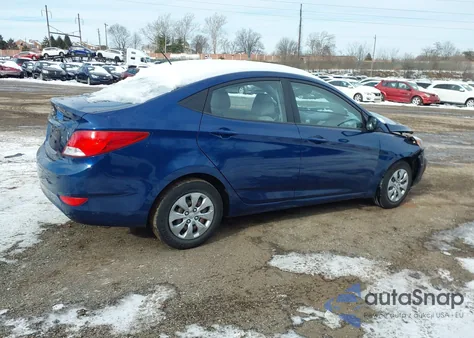 2017 Hyundai Accent Se from USA, damaged, VIN KMHCT4AE8HU205555
